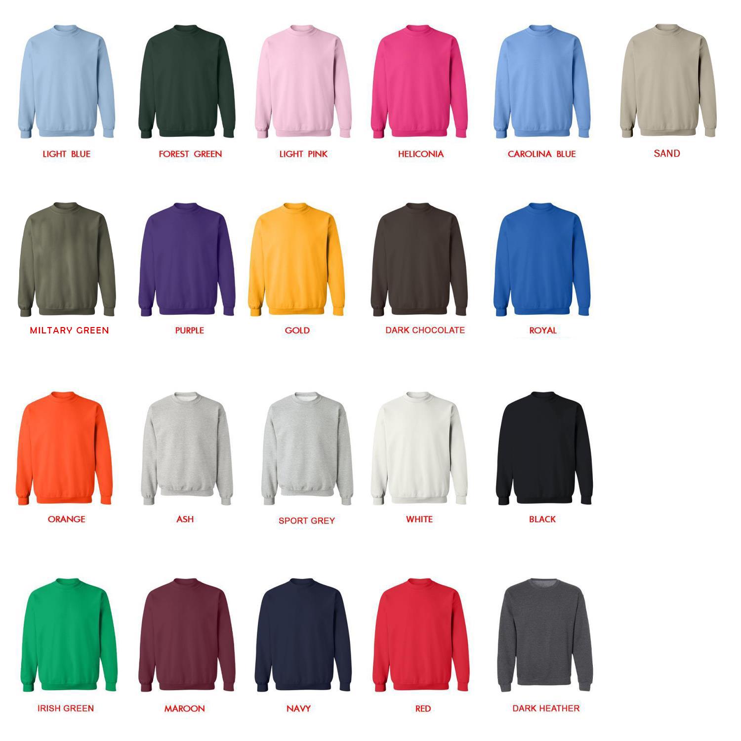 sweatshirt color chart - Kuroko no Basket Store