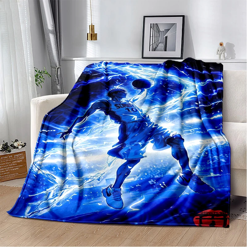 Kagami Taiga Blue Light Kuroko No Basket  Anime Flannel Blanket