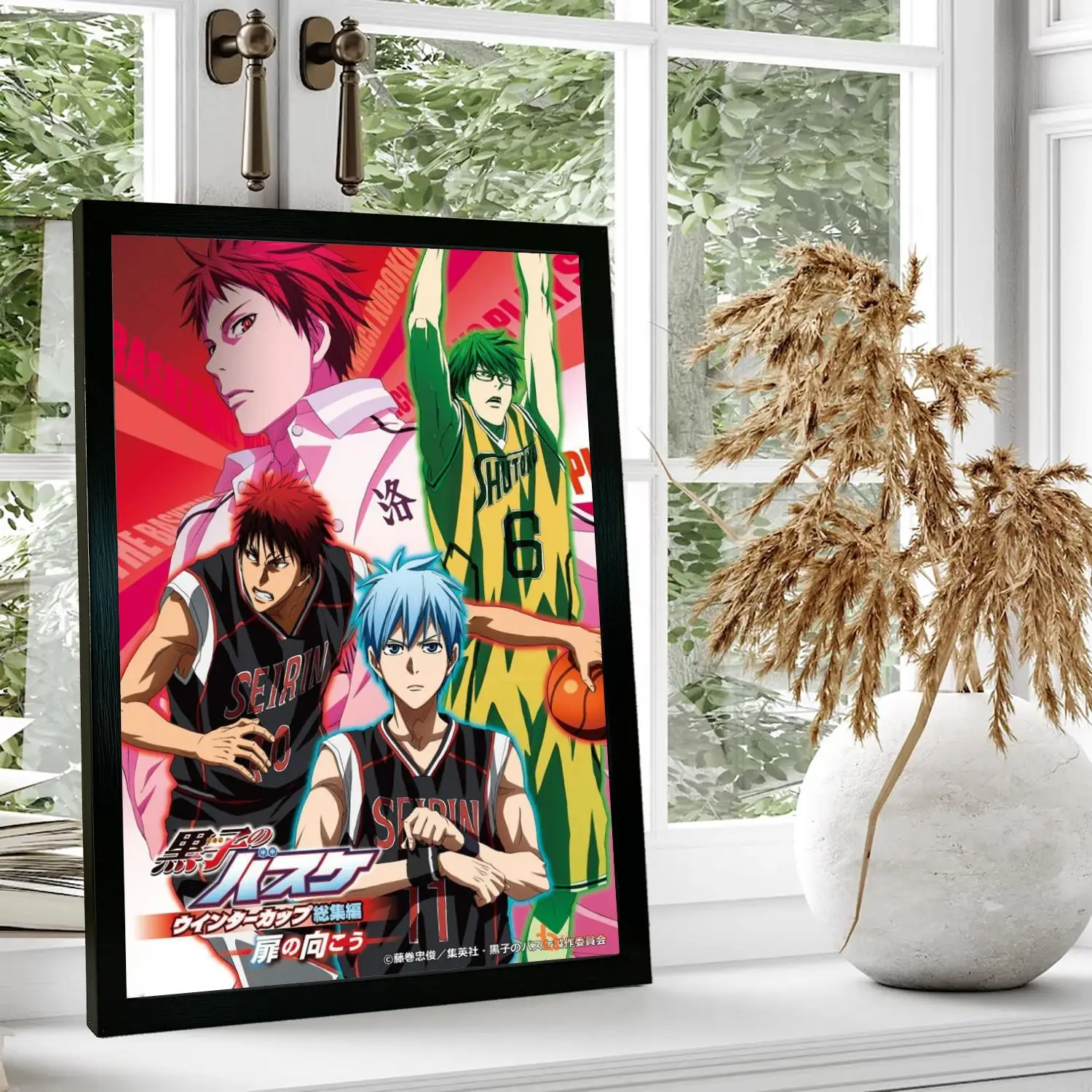 Red Backround Kuroko no Basket Wall Art