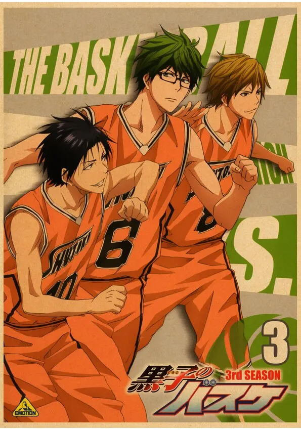 3rd Season Anime Kuroko No Basket Poster