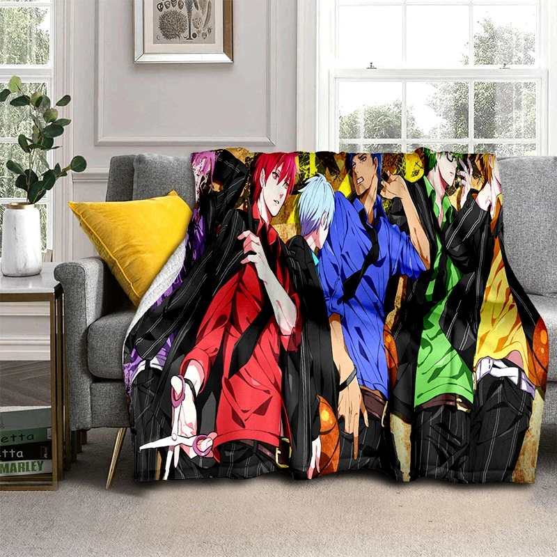 Colorful Kuroko No Basket  Anime Flannel Blanket