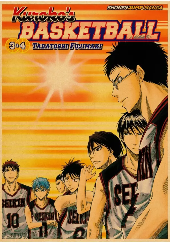 Tadatoshi Fujimaki Anime Kuroko No Basket Poster