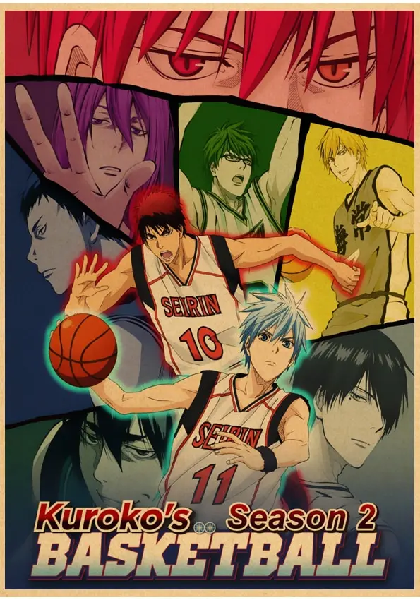 Season 2 Anime Kuroko No Basket Poster