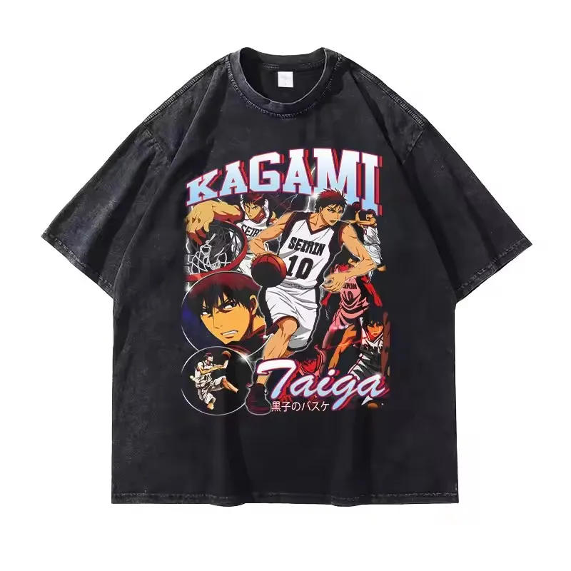 Kagami Taiga New Kuroko No Basket Mineral Wash T-shirt