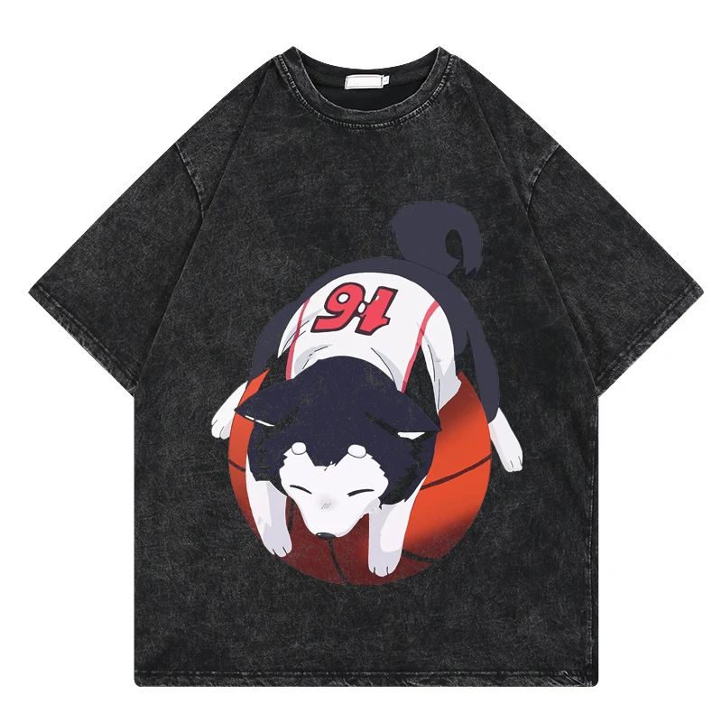 Dog 16 Kuroko No Basket Mineral Wash T-shirt