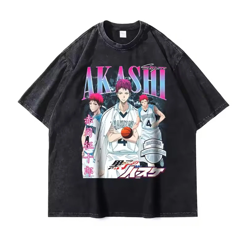 Akashi Seijuro Hot Kuroko No Basket Mineral Wash T-shirt