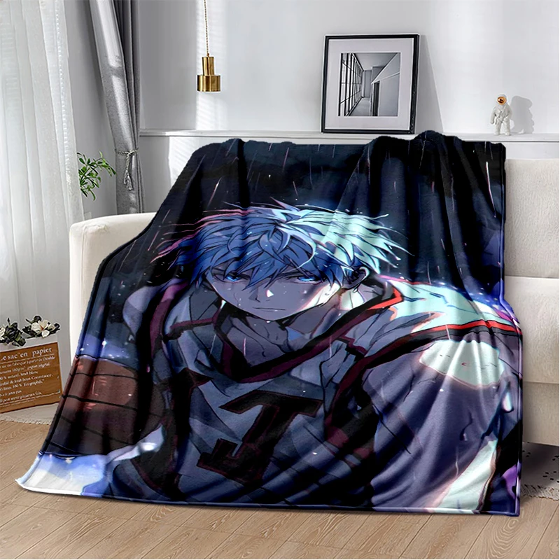 Kuroko Tetsuya sad Kuroko No Basket  Anime Flannel Blanket
