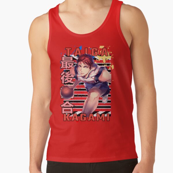 Taiga Kagami Kuroko S Basketball Urban Anime Design Tank Top - Image 4