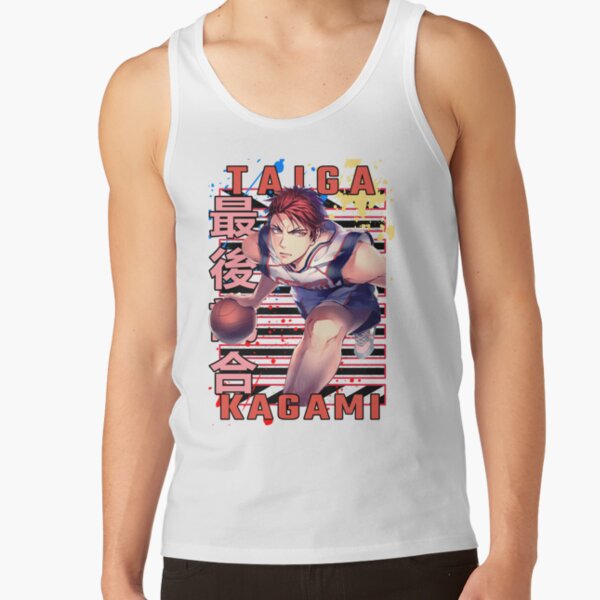 Taiga Kagami Kuroko S Basketball Urban Anime Design Tank Top - Image 2