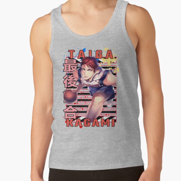 Taiga Kagami Kuroko S Basketball Urban Anime Design Tank Top - Image 3