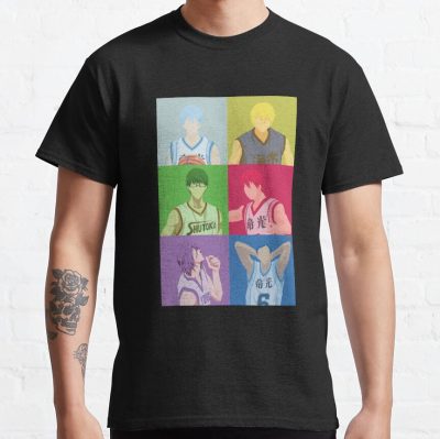 Kuroko No Basket Rectangle Frame Design T-shirt