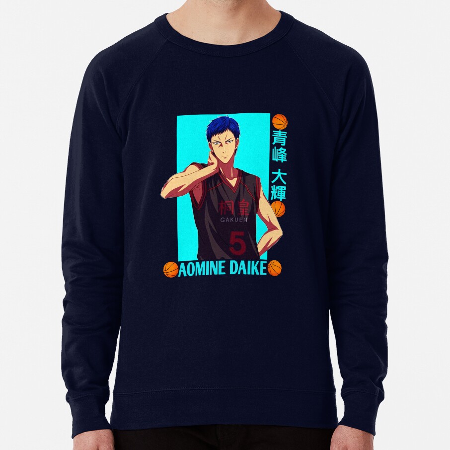 Kuroko No Basket Daiki Aomine Sweatshirt - Image 5