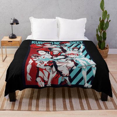 Kuroko And Basketball Retro Classic Throw Blanket