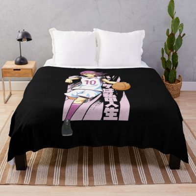 Basketball Anime Girl Throw Blanket