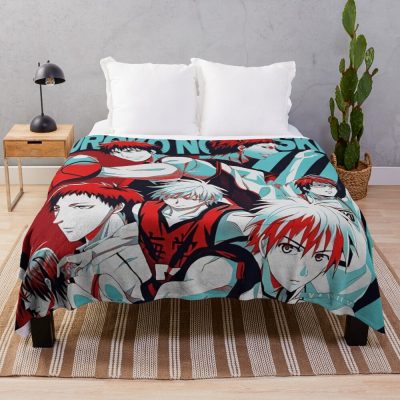 Kuroko And Basketball Retro Throw Blanket