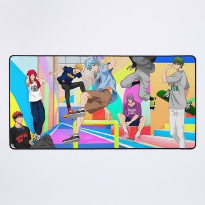 Kuroko No Basuke Kuroko S Basketball Rainbow Background Mouse Pad