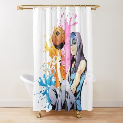 Kuroko No Basket Colourful Splash Shower Curtain