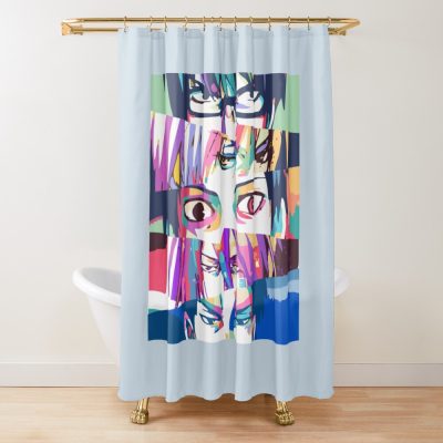 Blue Kuroko No Basuke Shower Curtain